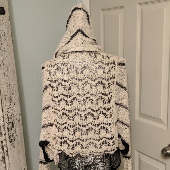 **Sold** Free People crochet sweater - Picture 4 of 5